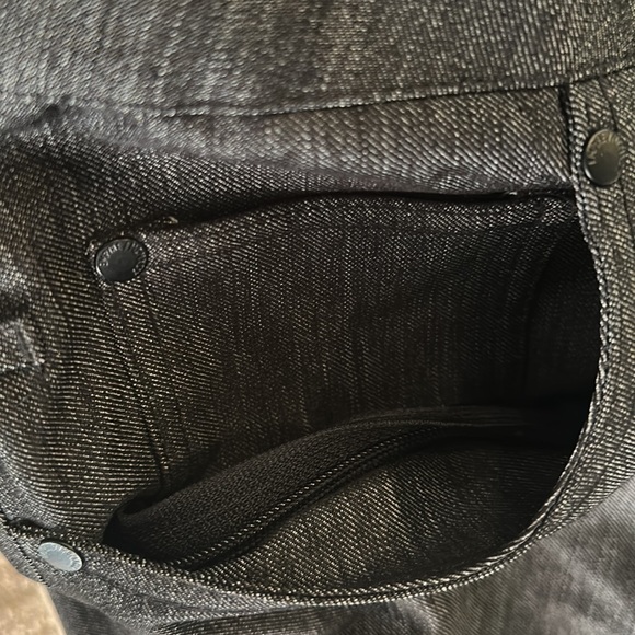 Empyre Black Denim Snowboarding Ski Pants Women’s Sz M - Picture 7 of 11